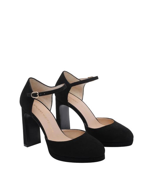 Stuart Weitzman Black Babette Pumps