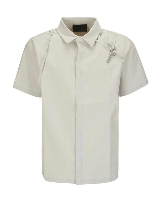 HELIOT EMIL White Gray Shirt for men