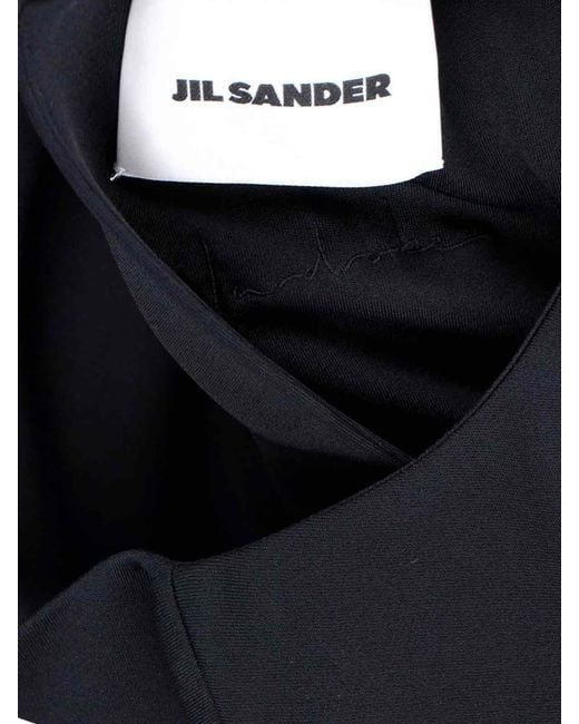 Jil Sander Black Dresses Viscose