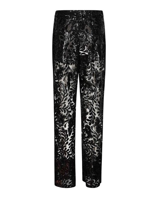 Golden Goose Deluxe Brand Black Journey Ws Jogging Pants Onia Lace Paillettes