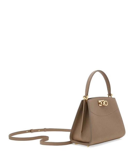 Ferragamo Natural New Studio Extra Small Box Bag