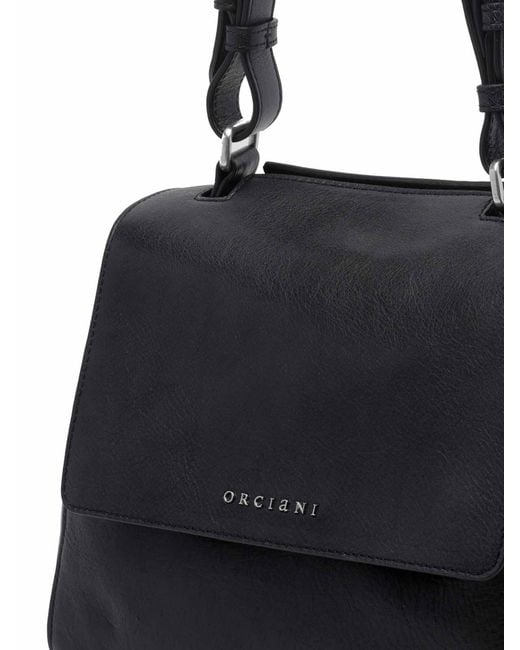 Orciani Black Small Sveva Hand Bag