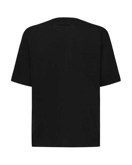 Zegna Black Crewneck T-Shirt for men