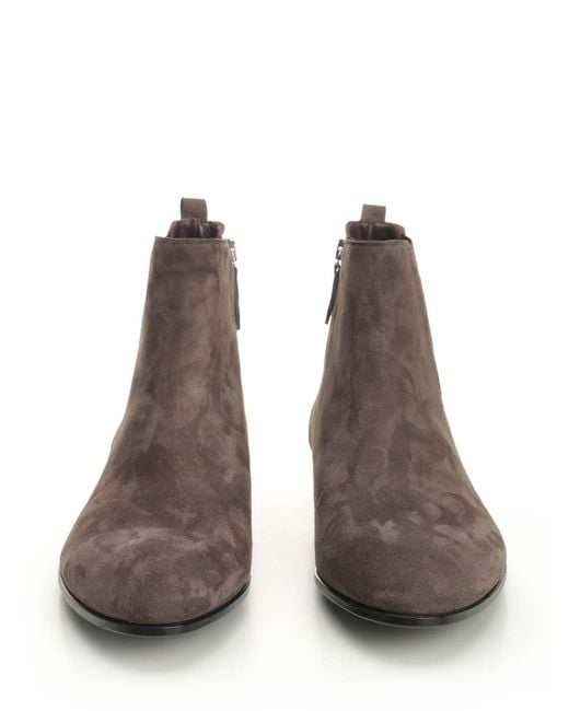 Lidfort Brown Suede Ankle Boot for men