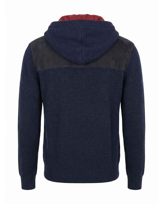 Brunello Cucinelli Blue Bomber for men