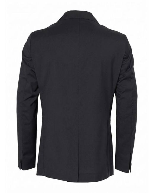 Low Brand Blue Breasted Blazer for men