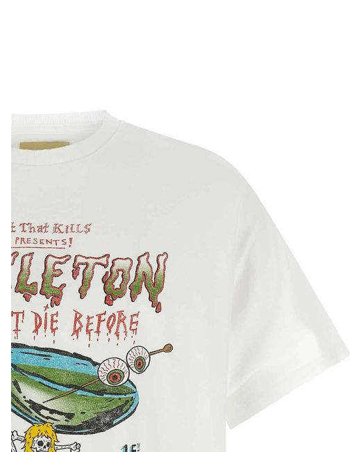 GALLERY DEPT. White 'Don'T Die' T-Shirt for men