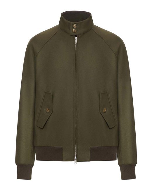 Baracuta Green Melton G9 Wool Jacket for men