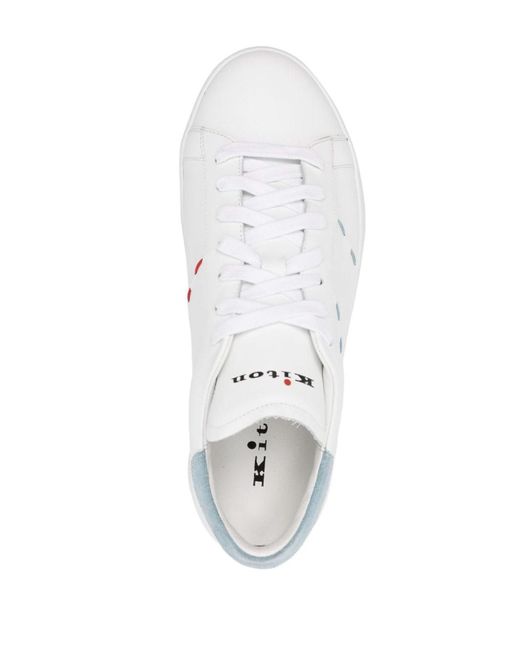 Kiton White Sneakers for men