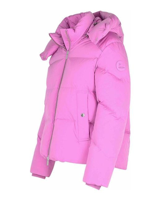 Woolrich Pink Alsea Fuchsia Polyamide Down Jacket