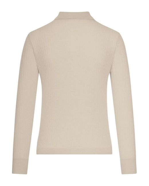 Max Mara White Gitano Cashmere Pullover