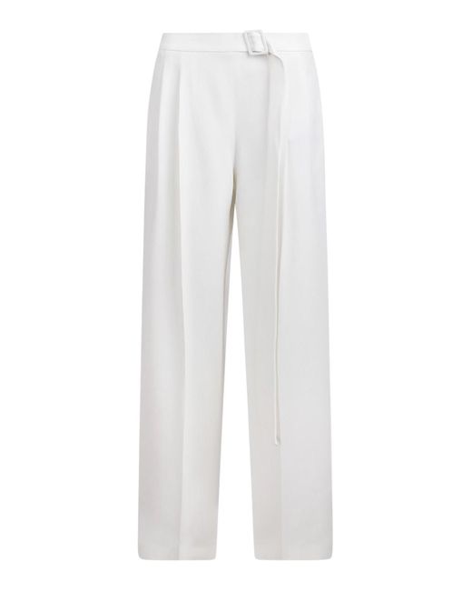 Ermanno Scervino White Tailored Trousers
