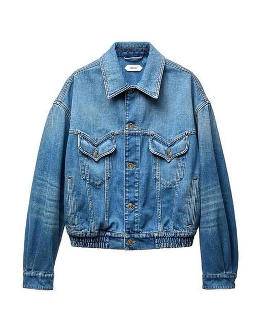 Versace Blue Outerwear for men