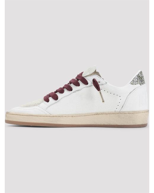Golden Goose Deluxe Brand White Ballstar Sneakers