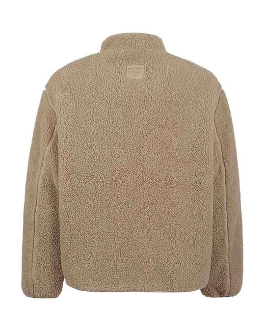 Maison Kitsuné Brown Fleece Jacket for men
