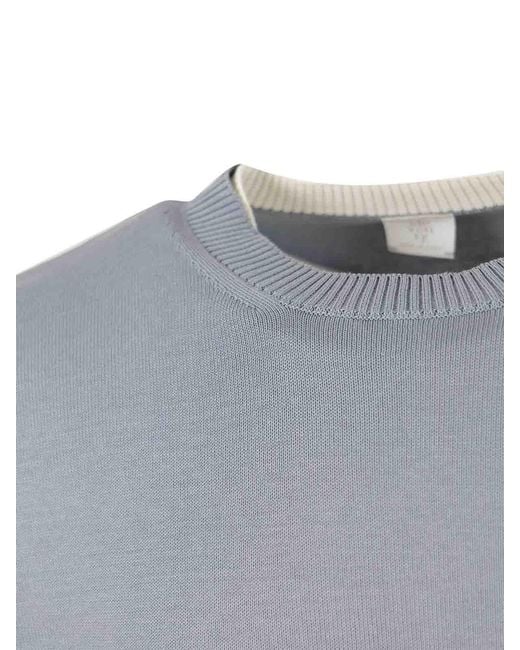 Eleventy Gray Crewneck for men