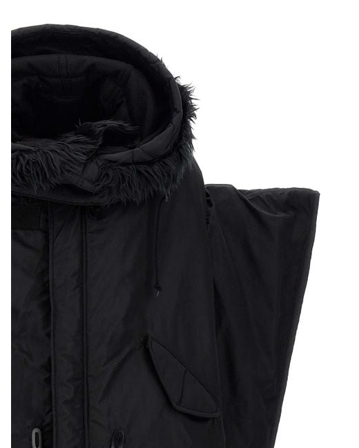 Junya Watanabe Black Oversize Puffer Jacket