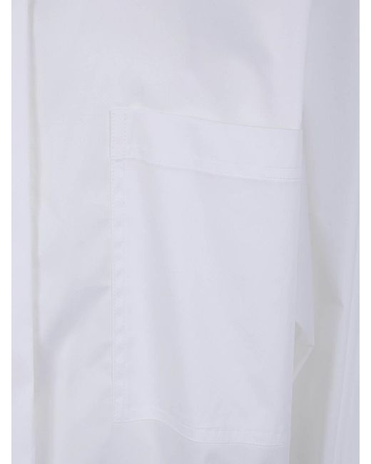 DARKPARK White Paola Wrapped Shirt