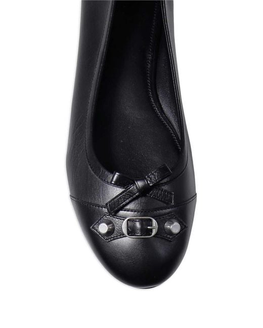 Balenciaga Black City Up Ballerina