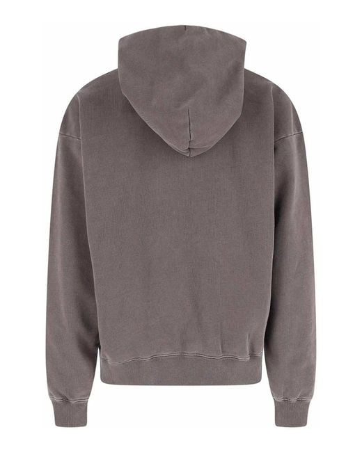 Martine Rose Gray Logo Hoodie for men