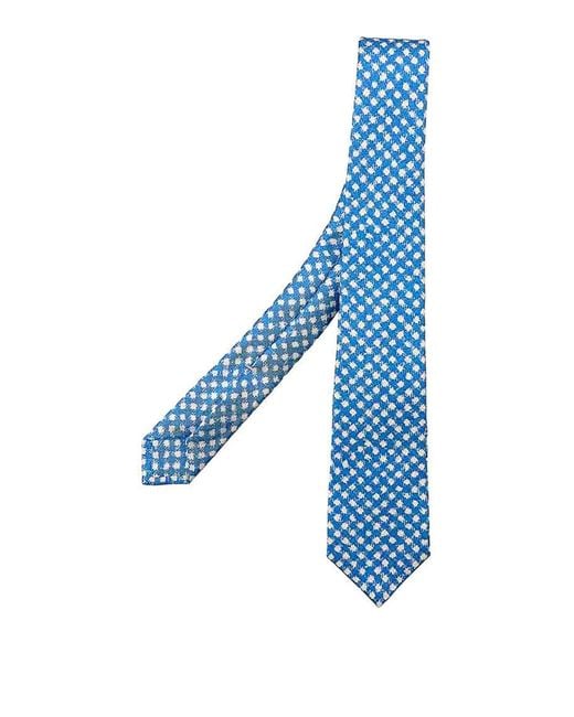 Kiton Blue Necktie for men