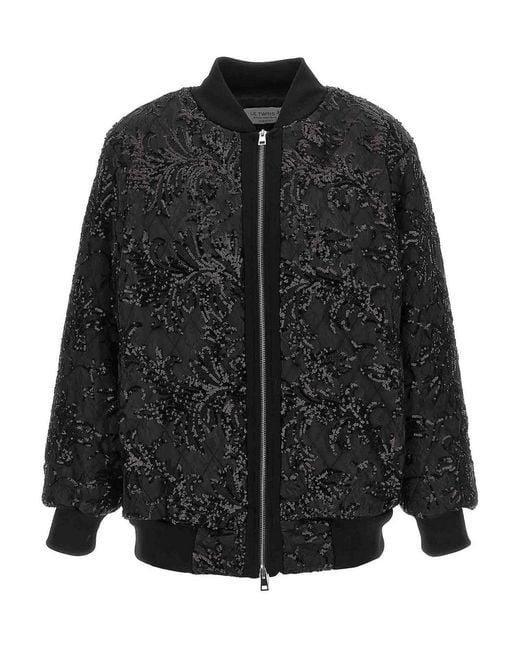 Le twins Black Belluno Bomber Jacket