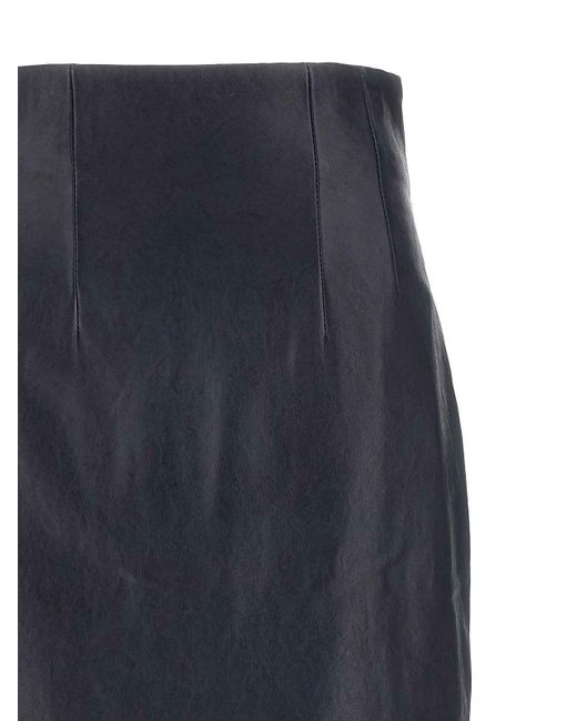 Khaite Blue Loxley Skirt