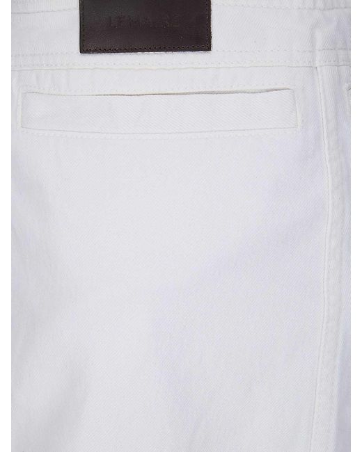 Lemaire White Asymmetric Skirt