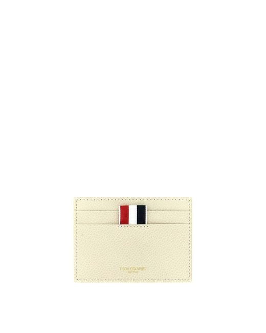 Thom Browne Natural Card Holder