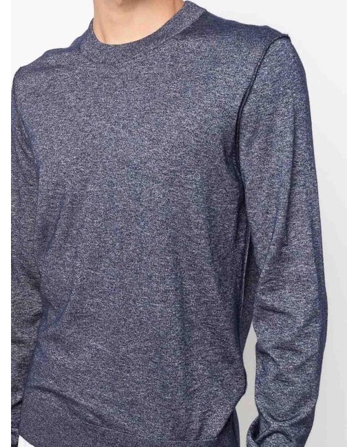 Dolce & Gabbana Blue Crew Neck Pullover for men