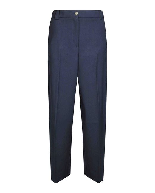 Pinko Blue Balbino Diagonal Trousers