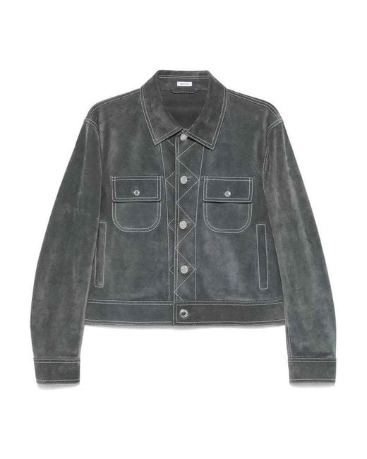 Thom Browne Gray Coat for men