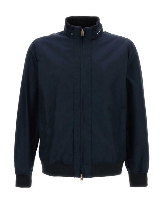Woolrich Blue Spring Lewis Bomber for men