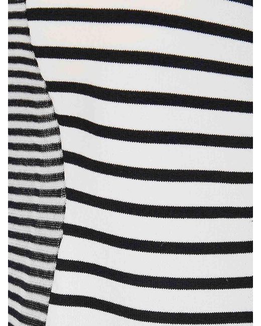 Elisabetta Franchi Black Tricot Squared Neck Sweater