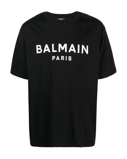 Balmain Black T-shirt for men