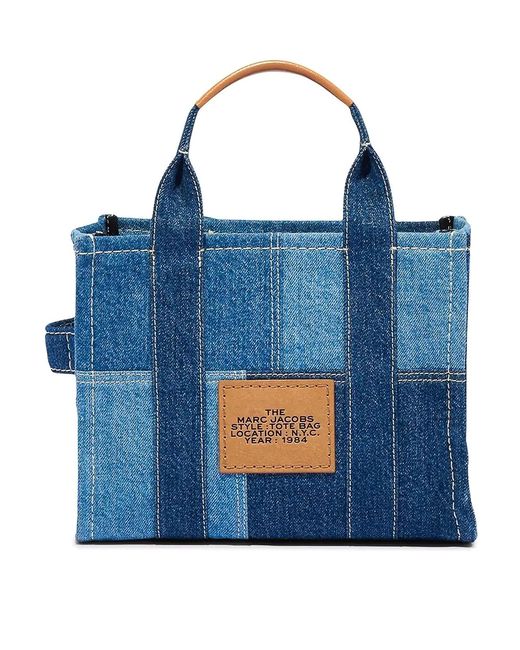 Marc Jacobs Blue The Denim Mini Tote Bag