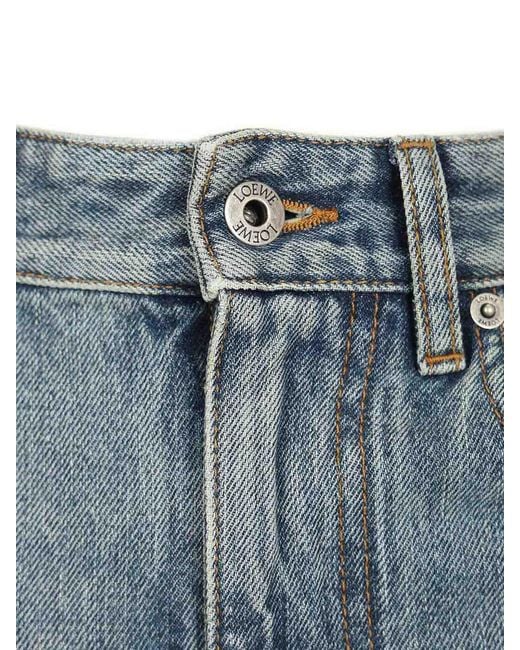 Loewe Gray Denim Jeans