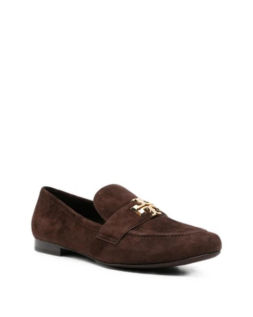 Tory Burch Brown Eleanor Loafer Flat Shoes