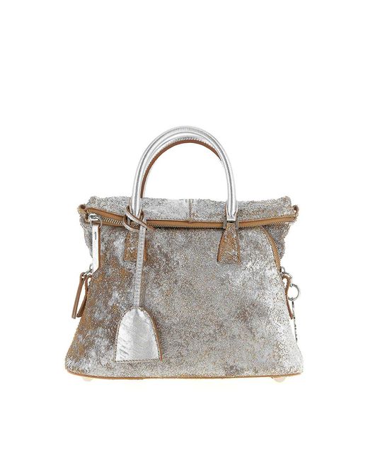 Maison Margiela Gray 5Ac Mini Handbag