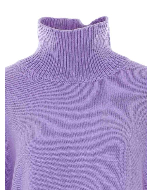 Lisa Yang Purple Heidi Sweater