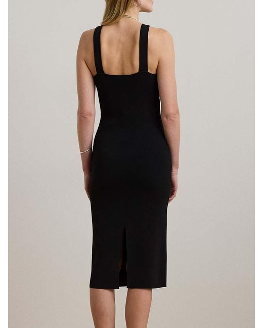 Ralph Lauren Black Paitman-Sleeveless-Day Dress