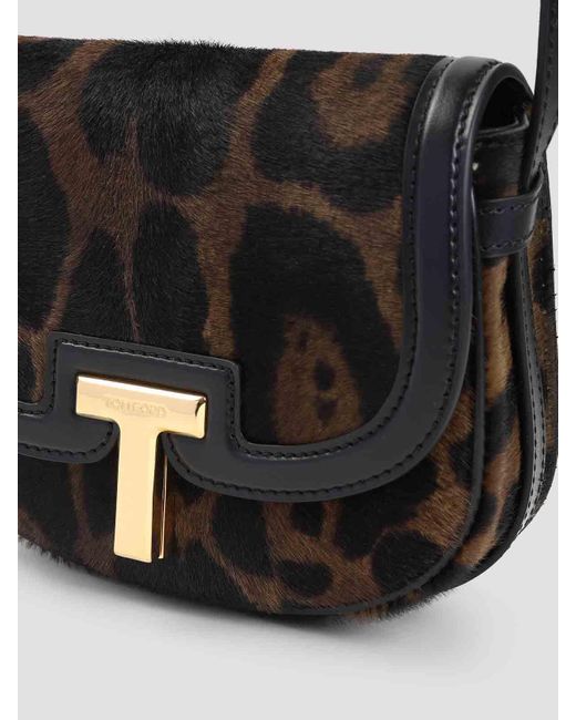 Tom Ford White Leopard Print Mini Bag