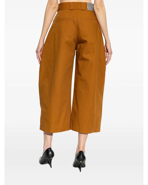 Balenciaga Orange Long Bermuda