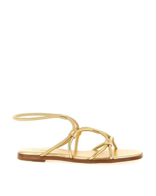 Gianvito Rossi Metallic G32574 Sandals