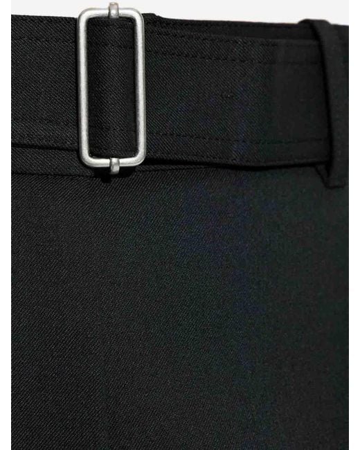 Studio Nicholson Black Sculptural Trousers