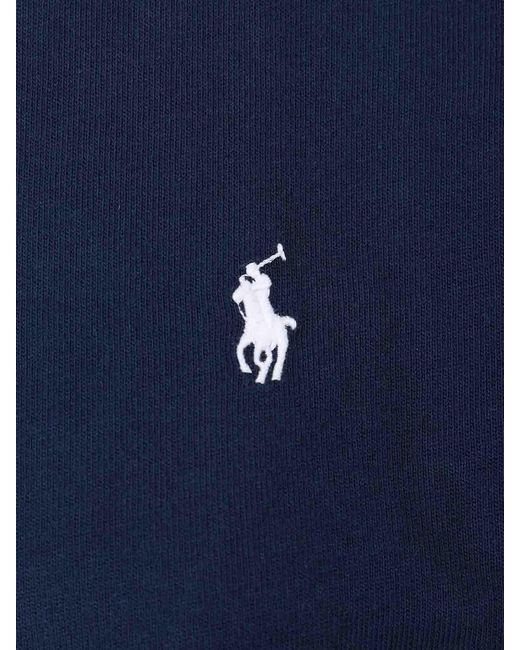 Polo Ralph Lauren Blue Rugby Shirt