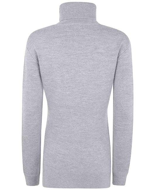 Totême Gray Cashmere Merinos Double Knit