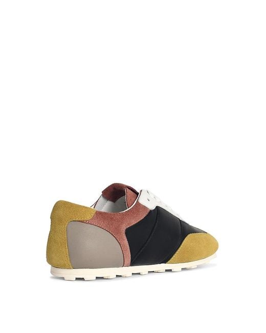 Marni White Softy Soccer Leather Sneakers