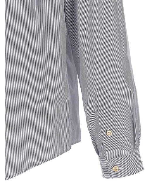 Valentino Garavani Gray Striped Shirt for men