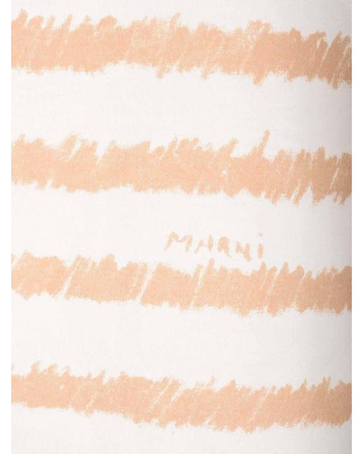Marni White Printed T-Shirt